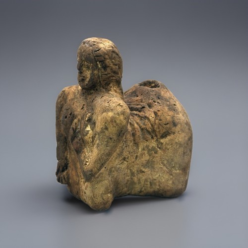 Ancient terracotta tile figure - ancient,